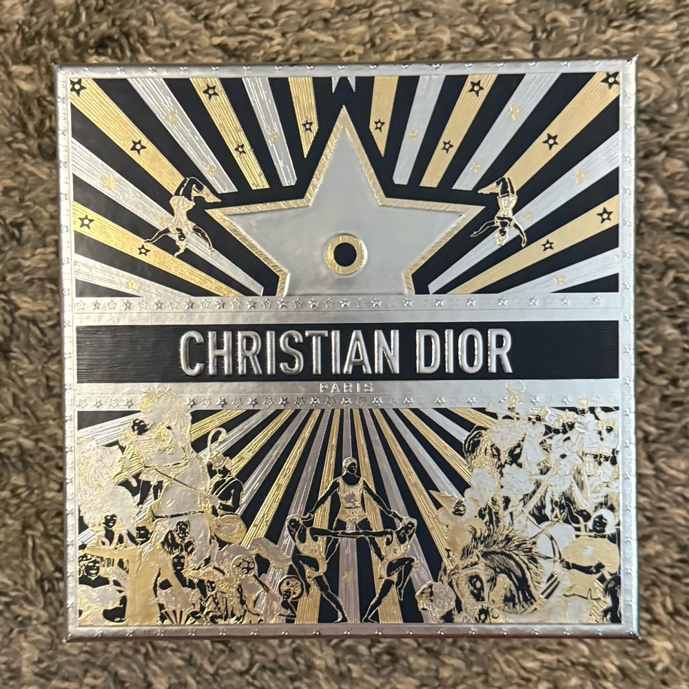 Dior Black, Silver, and Gold box